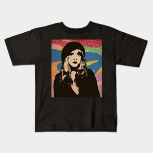 Vintage Poster - Stevie Nicks Style Kids T-Shirt